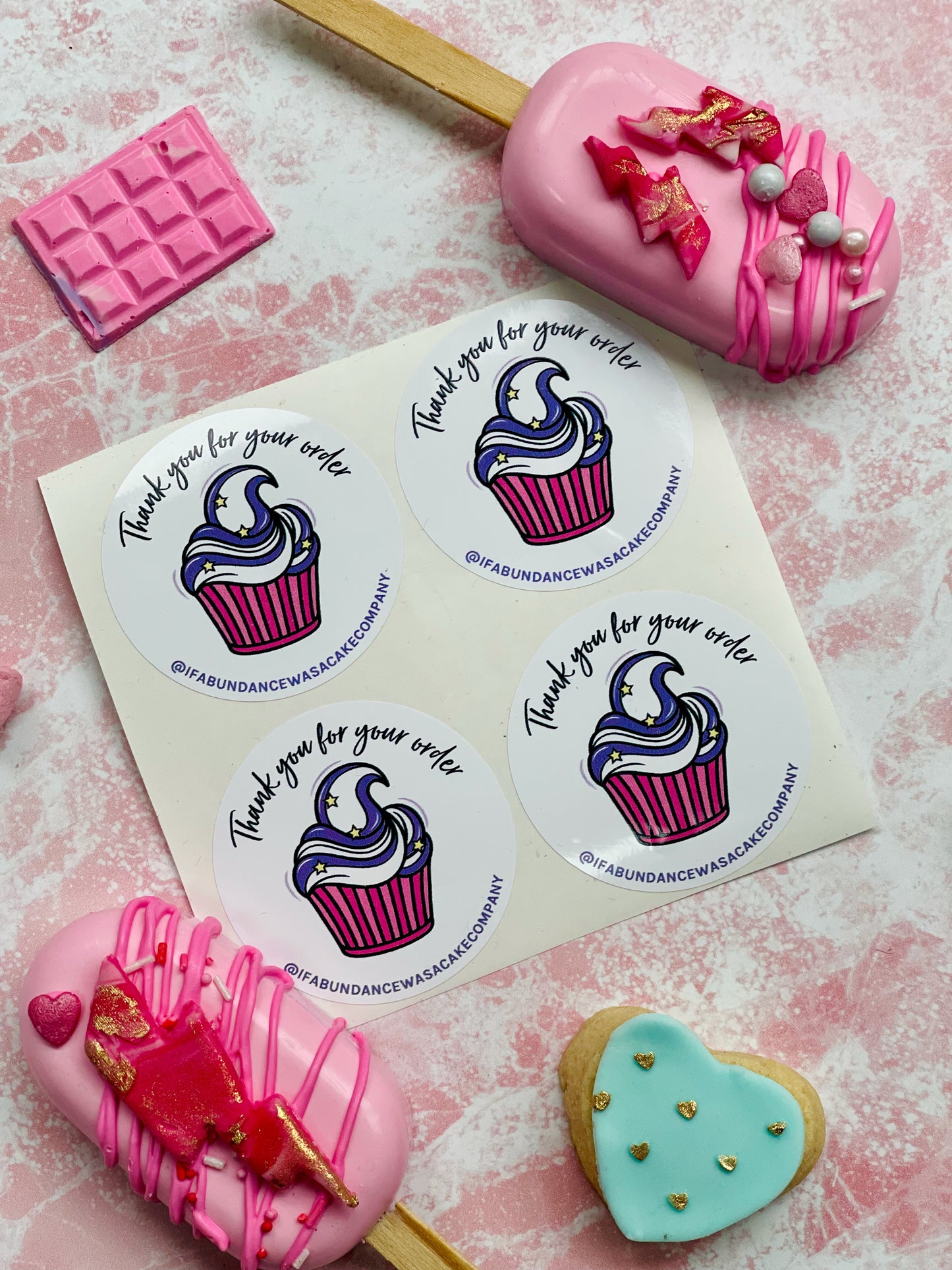 Thank you for your order - Customise Our Classic Template Stickers