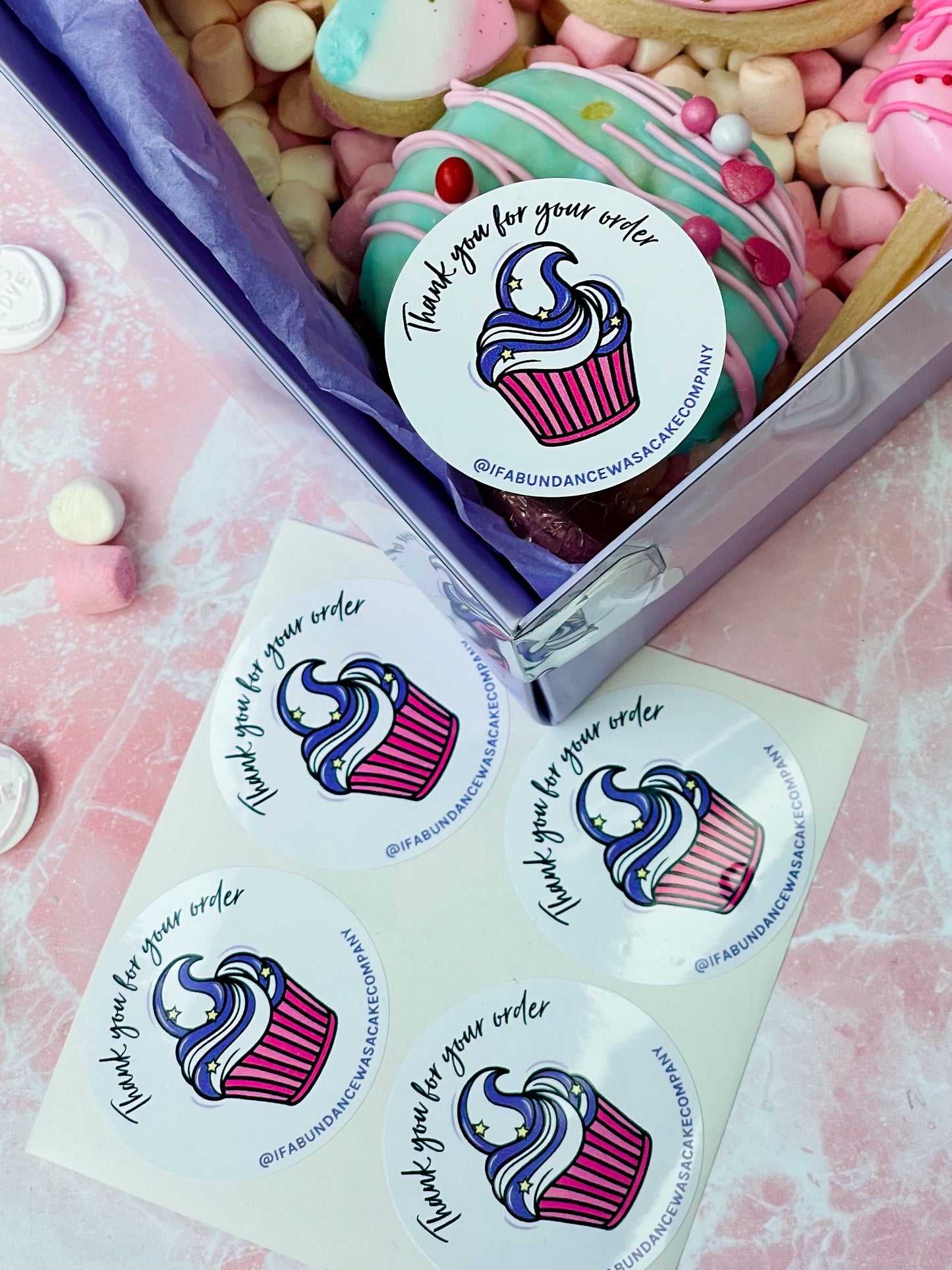 Thank you for your order - Customise Our Classic Template Stickers